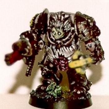 Chaos Terminator with Mark of Nurgle by Grandmaster B