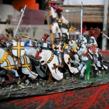 Regiment of Knigts of the Cross - painted by me, friend and unkwnown... by Duc de Rivage