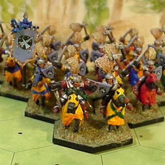 Light noble cavalery 15 mm for Demonworld by khaibar igor