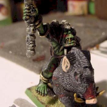 Savage Orc Shaman mounted on Boar by chissock