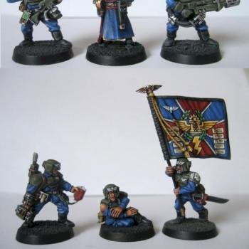 Cadian Command Squad by Micha