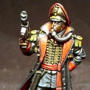 Commissar with Laspistol by Fade 13