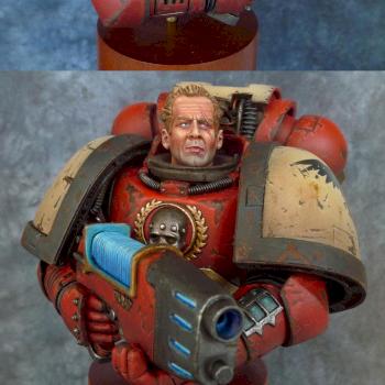 Blood Raven Sergeant Brother Bruce by Death Dealer