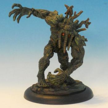 Man-Thing -repainted Heroclix by xredmenacex