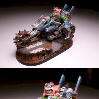 Ork Warboss Roadrippa (and Da Speed Squig), NAGD Chicago 2011 Slayer Sword by Silphid