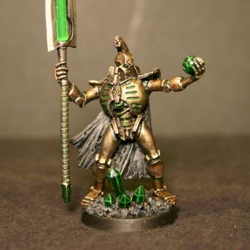 Tarnished Necron Lord by joemc3