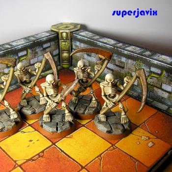 Heroquest Skeletons by superjavix