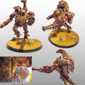 Tau forgeworld Battlesuit by A Luna