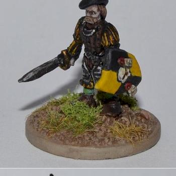 15mm Averland sergeant (own sculpt) by endrju94