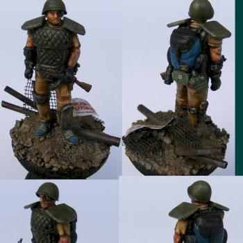 Post-apocalyptic mercenary, 1/35 by Freddy Krueger H