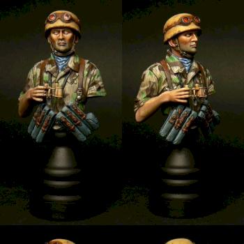 Fallschirmjäger Bust by deadfishpainting