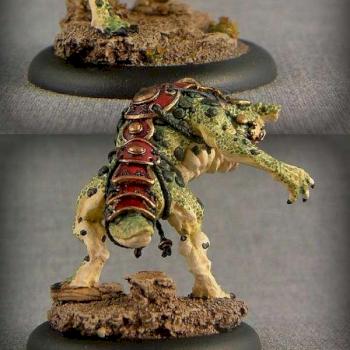 HORDES Skorne Basilisk Drake by ModelPainter