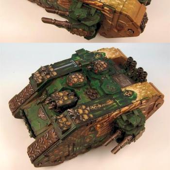 Warhammer 40K Dark Angels Land Raider by Scibor