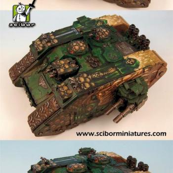 Warhammer 40K Dark Angels Land Raider by Scibor