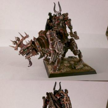 khorne chaos lord on juggernought by s813noma1