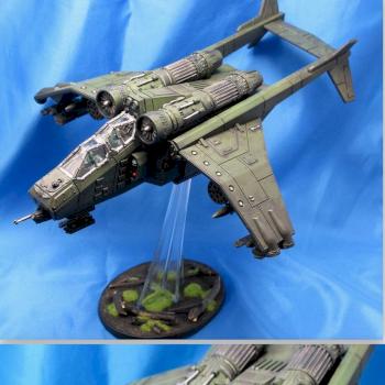 Imperial Guard Valkyrie Dropship by The_Iron_Painter