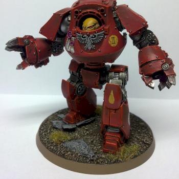 Blood Angel Contemptor dreadnought by fildunn