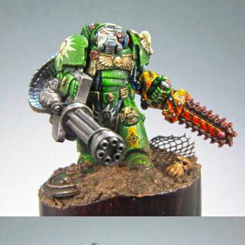 Aurora space marine terminator & assault cannon by Yellow one