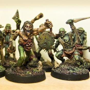 Zombies from GW ages, Hero Quest and Mantic! by zoltar