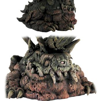 Chaos Nurgle Sorcerer House on the Giant Toad by dargo000