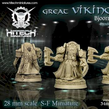 Great Viking Lord Bjoor Northfist by hitechminiatures