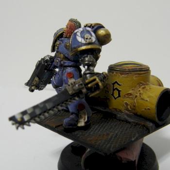 Ultramarine Wheatered Veteran by War dog