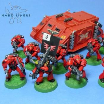 Blood Angel Tactical Squad by Kenndogg