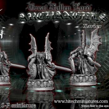 FAllen Archangels Dark Lord XAVIER by hitechminiatures