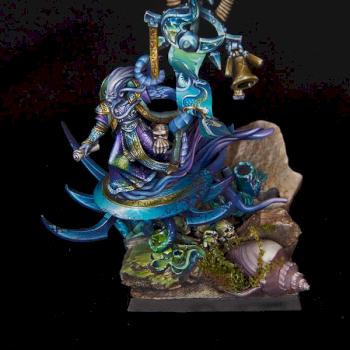 Limited Edition Champion of Tzeentch (converted to icon bearer) by Ana