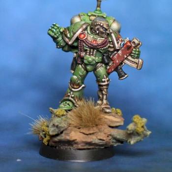 Salamander Space Marine Segeant by lono