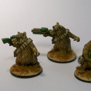 15mm Bears with Rayguns by Sonny