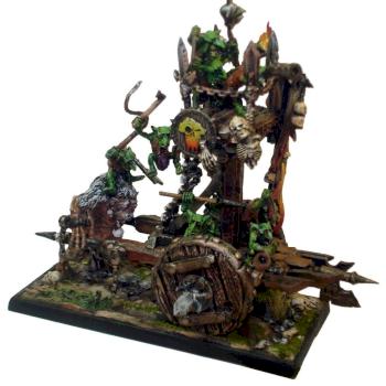 Scratch-built Troll-Barrow Pump Wagon by grayorc