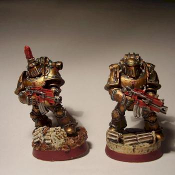 Minotaurs (first two models) by Sotirios