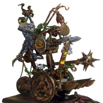 Scratch-built Troll-Cycle Pump Wagon by grayorc