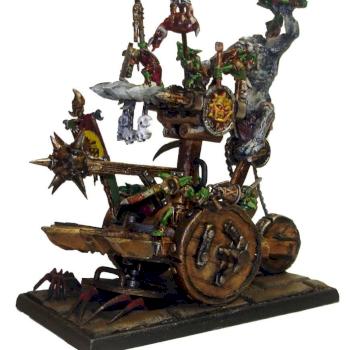 Scratch-built Troll-Cycle Pump Wagon by grayorc