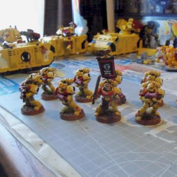 Imperial Fists Tactical Squad by Mr.Flibble