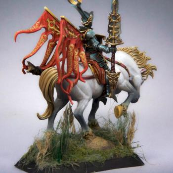 Mounted cardinal Aerth by Yellow one