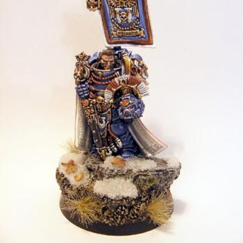 Cato Sicarius, Captain of the Ultramarines 2nd Company by DarkEyeStudios