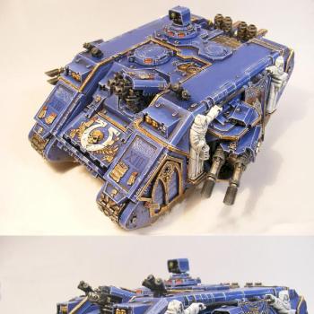 Marneus Calgar Ultramarine Land Raider by DarkEyeStudios