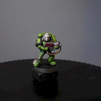 Sons of Medusa Space Marine by killaminis