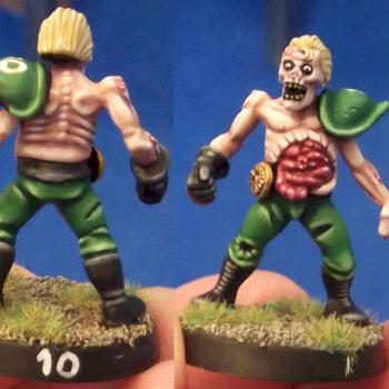 Blood Bowl Undead Zombie, BloodBowl Untoten Zombie by Dino