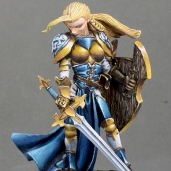 54mm Finari, Female Justicar by AllTerrainMonkey