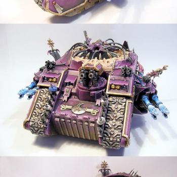 Pre Heresy Emperor's Children Slaanesh Noise Marine Land Raider by DarkEyeStudios