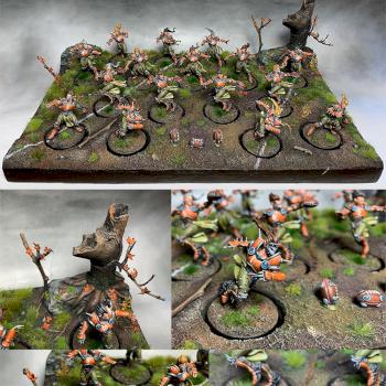 Elven union team for Bloodbowl by Pixmen