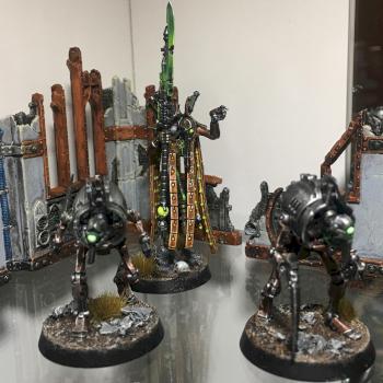 Necron Plasmancer & Cryptothralls (Indomitus) by EidolonAlpha