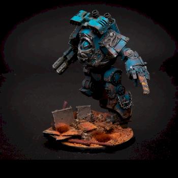 Alpha Legion Contemptor Dreadnought by d0m