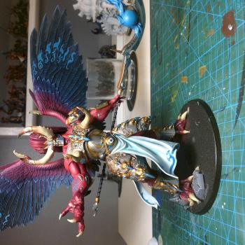 Magnus the Red 40k WIP by Dad Paints Minis