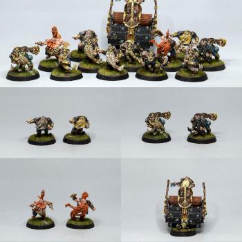 Blood Bowl Dwarf Team by papa ours