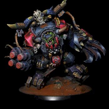 Ork 40k Ghazghkull Thraka by grimmers