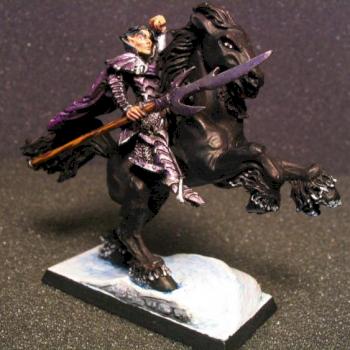 Dark Elf lord on steed by brimar